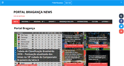 Desktop Screenshot of noticias.portalbraganca.com.br